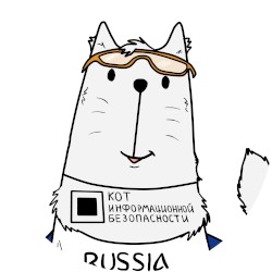 Кот информационной безопасности — маскот Код ИБ